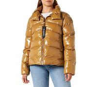 Pinko Mirco 3 Caban Crystal Nylon, Cl6_Cammello/Oro, 48 Donna