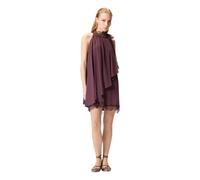 PINKO - Mirtillo Abito Crepe de Chine - - Dresses - Donna - Viola - S
