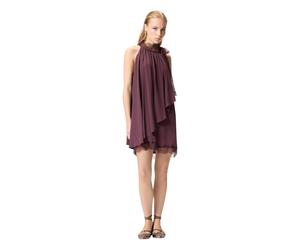 PINKO - Mirtillo Abito Crepe de Chine - - Dresses - Donna - Viola - S