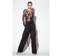 PINKO Moscardino Pantalone Gabardina Black Taglia: 40 | Pantaloni cargo Outlet | Donna | Nero