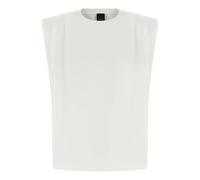 PINKO - Myranda Cotton Jersey Sweater - - Tops - Donna - Bianco - L