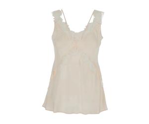 PINKO, ,Nightwear & Lounge ,Donna ,Rosa ,L Top in Pizzo con Scollo a V