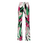 PINKO - Pantaloni fluenti con stampa floreale - - Trousers - Donna - Rosa - S