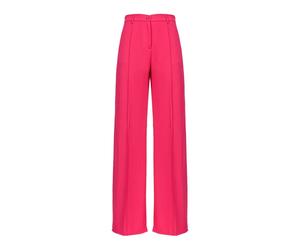 PINKO - Pantaloni Fluidi Crêpe a Gamba Larga - - Trousers - Donna - Rosa - S