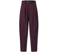 Pinko pantaloni Yann egg fit con cintura viola 42