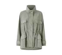 PINKO - Parka tecnica con mini borchie effetto strass - - Coats - Donna - Grigio - M