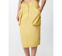 PINKO - Pencil Midi Skirt - - Skirts - Donna - Giallo - M