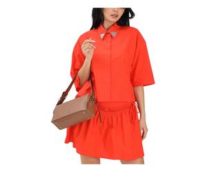 PINKO - Pescara Camicia Popeline - - Blouses & Shirts - Donna - Arancione - S