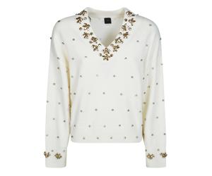 PINKO - Pigolio Pull 90 WO 10 WS - - Knitwear - Donna - Bianco - M