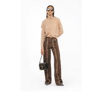 PINKO Pingu Trousers Multicolour: Black/beige Taglia: 40 | Pantaloni dritti Outlet | Donna | Nero