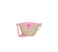 PINKO - Pinko Beach Bag Natural/Pink - - Bags - Donna - Beige - ONE SIZE