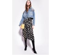 PINKO Pispiglio Giubbino Pj890 Denim Blue - Delft Blue Taglia: 38 | Giacche di jeans Outlet | Donna | Blu