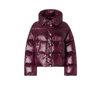 Pinko piumino donna Impasto con cappuccio borgogna