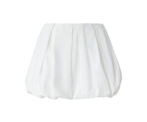 PINKO - Pleated Poplin Mini Balloon Skirt - - Skirts - Donna - Bianco - L