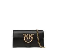 Pinko pochette Love One Wallet in pelle nero oro