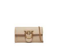 Pinko Love One Borsa a tracolla beige, pelle, donna