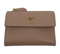 PINKO Portafoglio Donna Compact Wallet Vitello Seta 103612 D01Q Beige Scuro