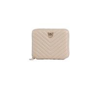 Pinko Portafoglio Taylor, Pelle Beige, 12,3 x 10 x 2,3 cm, con Cerniera e Portamonete