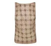 PINKO - Quandong Top Tulle Full - - Tops - Donna - Beige - S