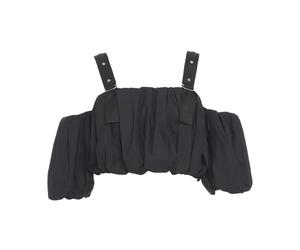 PINKO - Raul Balloon Top - - Blouses & Shirts - Donna - Nero - S