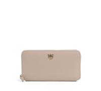 Pinko Ryder Portafoglio beige, pelle a grana fine, donna