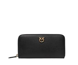 Pinko - Ryder Zip Around Vitello Seta, Accessori da viaggio- Portafogli Donna