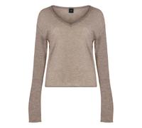 PINKO - Salomone Long Sleeve Sequin Top - - Knitwear - Donna - Beige - S
