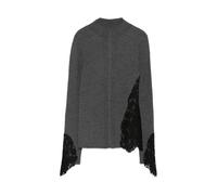 PINKO - Samoa Maglione a Coste con Inserti in Pizzo - - Knitwear - Donna - Grigio - M