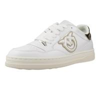 Pinko Scarpe Mandy 11 Sneaker con Logo Love Birds SS0077P014 Zia White/Platinum 38