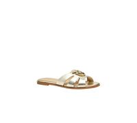 PINKO, ,Shoes ,Donna ,Beige ,41 EU Milly 04 Slipper Laminated Nappa