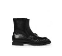 PINKO, ,Shoes ,Donna ,Nero ,37 EU Booties con placca logo Love Birds