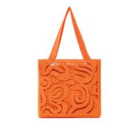 PINKO - Shopper Crochet Geometrico - - Bags - Donna - Arancione - ONE SIZE
