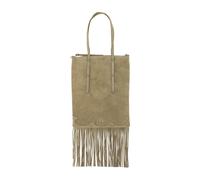 PINKO - Shopping Bag in Camoscio con Frange - - Bags - Donna - Beige - ONE SIZE
