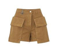 PINKO, ,Shorts ,Donna ,Marrone ,XS Shorts con tasche a patta