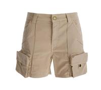 PINKO, ,Shorts ,Donna ,Beige ,M Cargo Shorts con Tasche Multiple