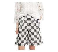 PINKO - Shorts in Pizzo a Scacchiera - - Shorts - Donna - Nero - S