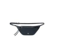 PINKO - Small Belt Bag in New Biker Leather - - Bags - Donna - Nero - ONE SIZE