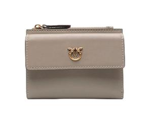 Pinko small compact wallet in grey - grigio, unica