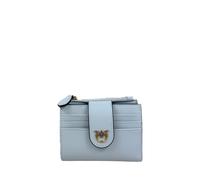 Pinko Portafoglio blu, pelle di vitello finemente grana, donna