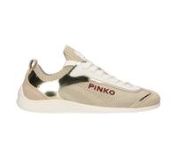 PINKO - Sneakers Basse in Maglia con Inserti Effetto Specchio - - Shoes - Donna - Multicolore - 36 EU