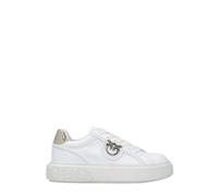 Pinko sneakers donna in pelle Yoko bianco oro