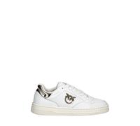 Pinko sneakers Mandy in pelle bianco oro 36
