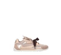 Pinko sneakers Yulia in pelle e mesh doppi lacci rosa