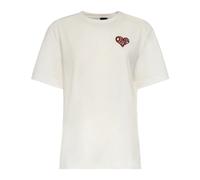 PINKO White Cotton T-Shirt - S