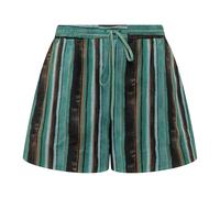 PINKO - Striped Shorts - - Shorts - Donna - Multicolore - M
