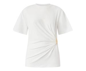 PINKO - T-shirt a maniche corte con girocollo - - Tops - Donna - Bianco - M