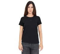 Pinko T-Shirt Bussolotto a Manica Corta Nera da Donna S
