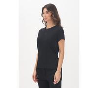 PINKO T-shirt Donna Nero T-shirt manica corta T-shirt a manica corta con logo Au