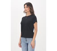 PINKO T-shirt Donna Nero T-shirt manica corta T-shirt a manica corta con logo Pr