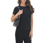PINKO Black Cotton T-Shirt - XS